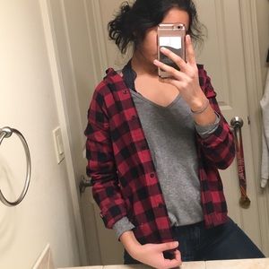 Red plaid flannel❤️